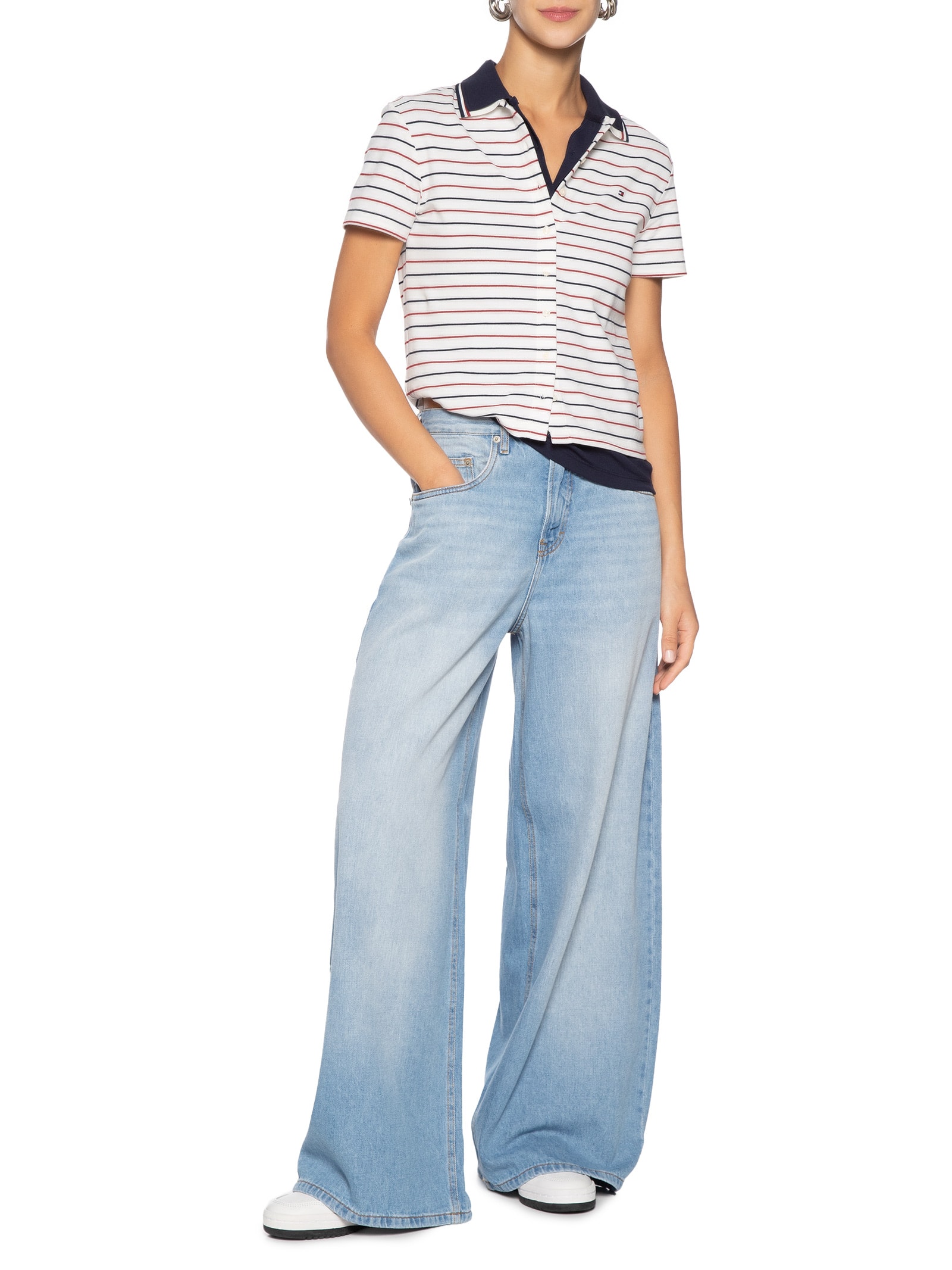 Calça Feminina Jeans Charlie Mr Loose Azul Tommy Jeans