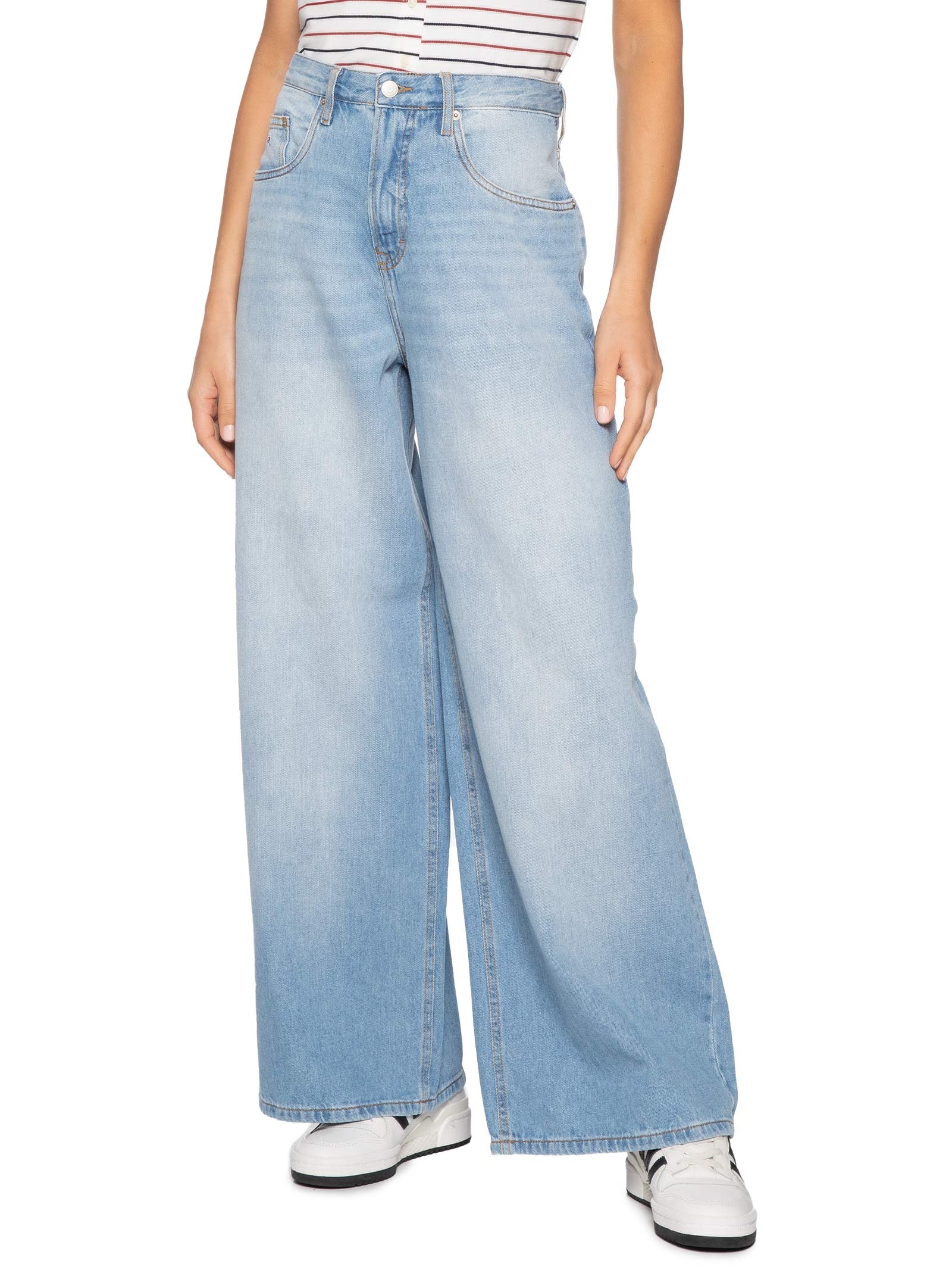 Calça Feminina Jeans Charlie Mr Loose Azul Tommy Jeans