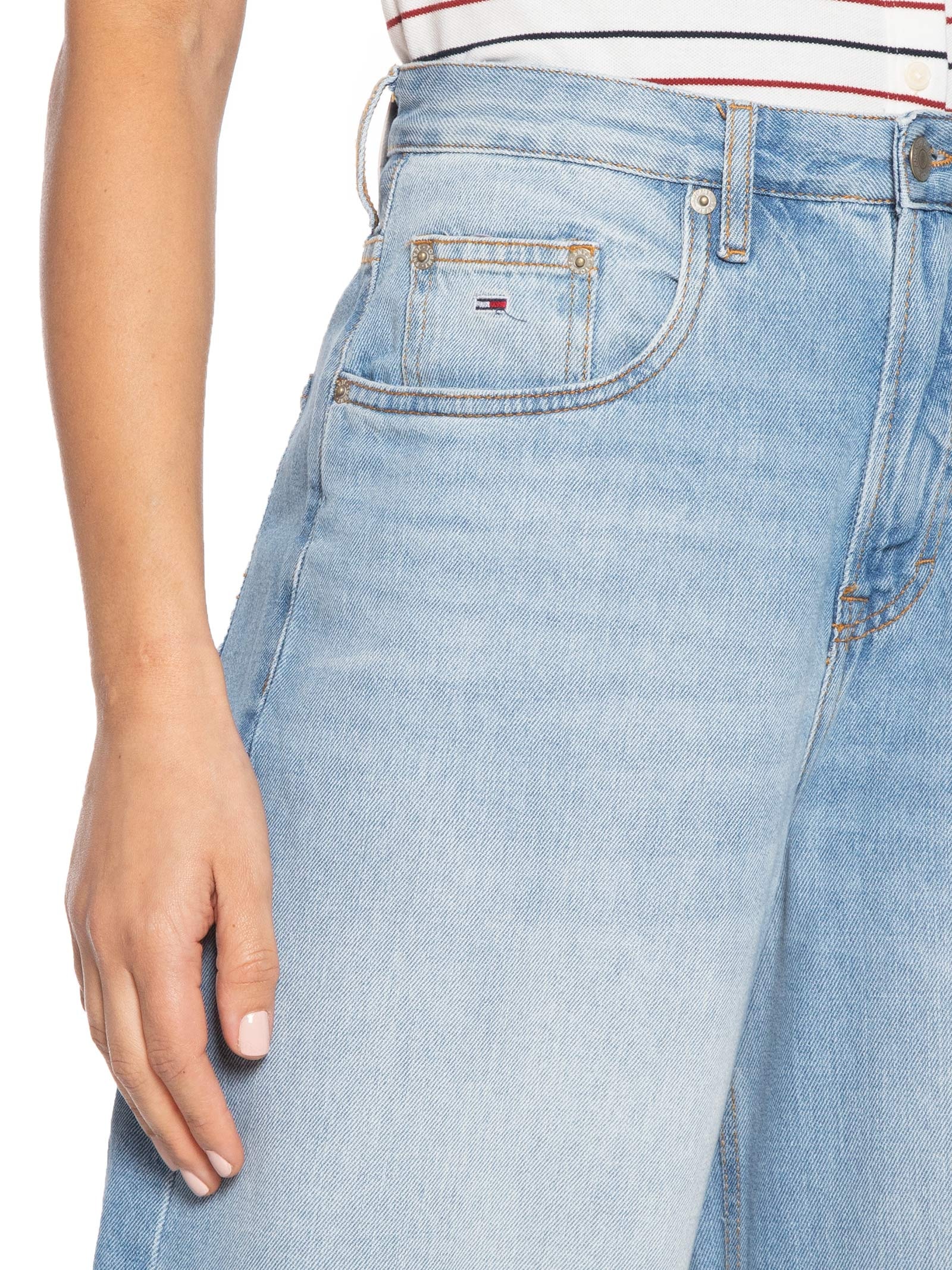 Calça Feminina Jeans Charlie Mr Loose Azul Tommy Jeans