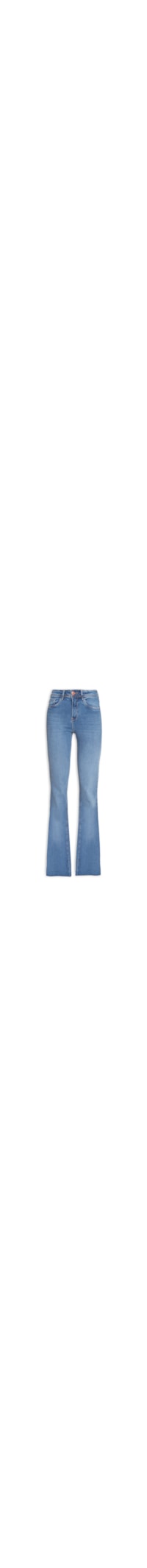 Calça Feminina Jeans Cintura Alta Boot Cut - Azul