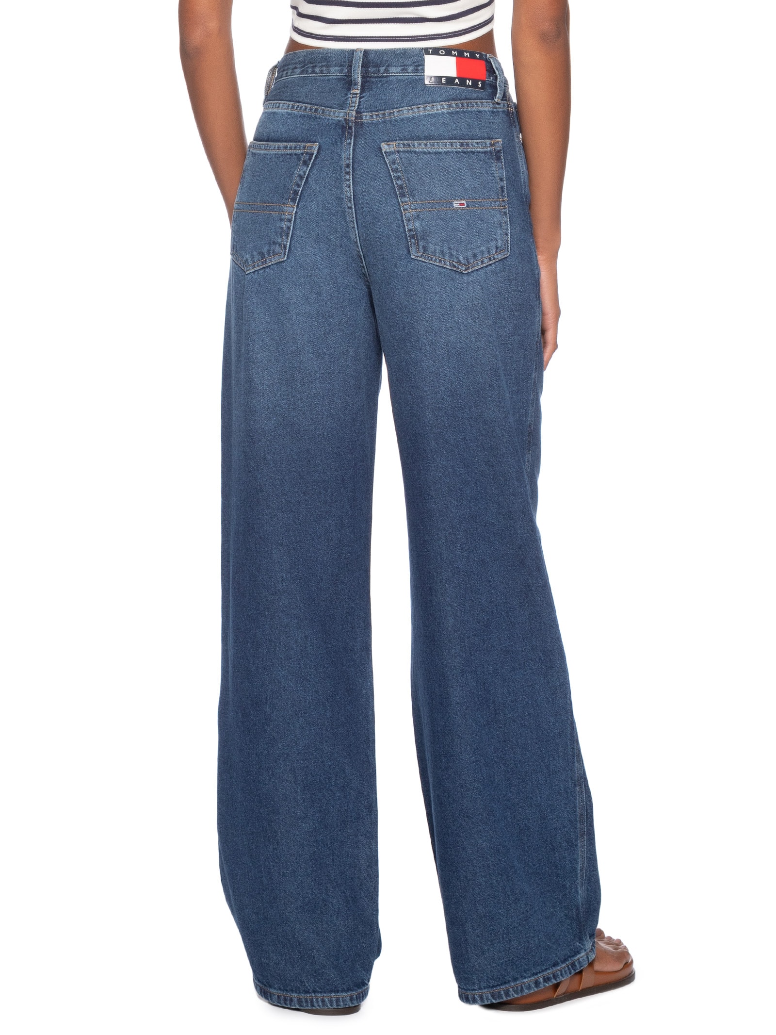 Calça Feminina Jeans Claire Hr Wd BI0152 Azul Tommy Jeans