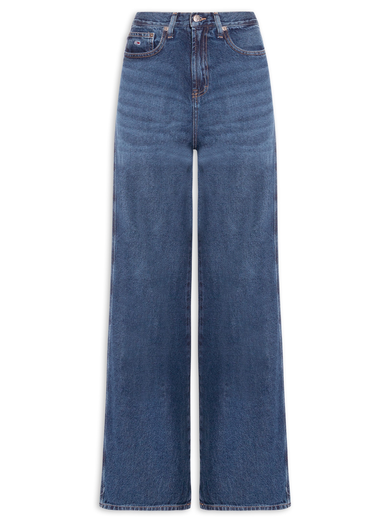 Calça Feminina Jeans Claire Hr Wd BI0152 Azul Tommy Jeans