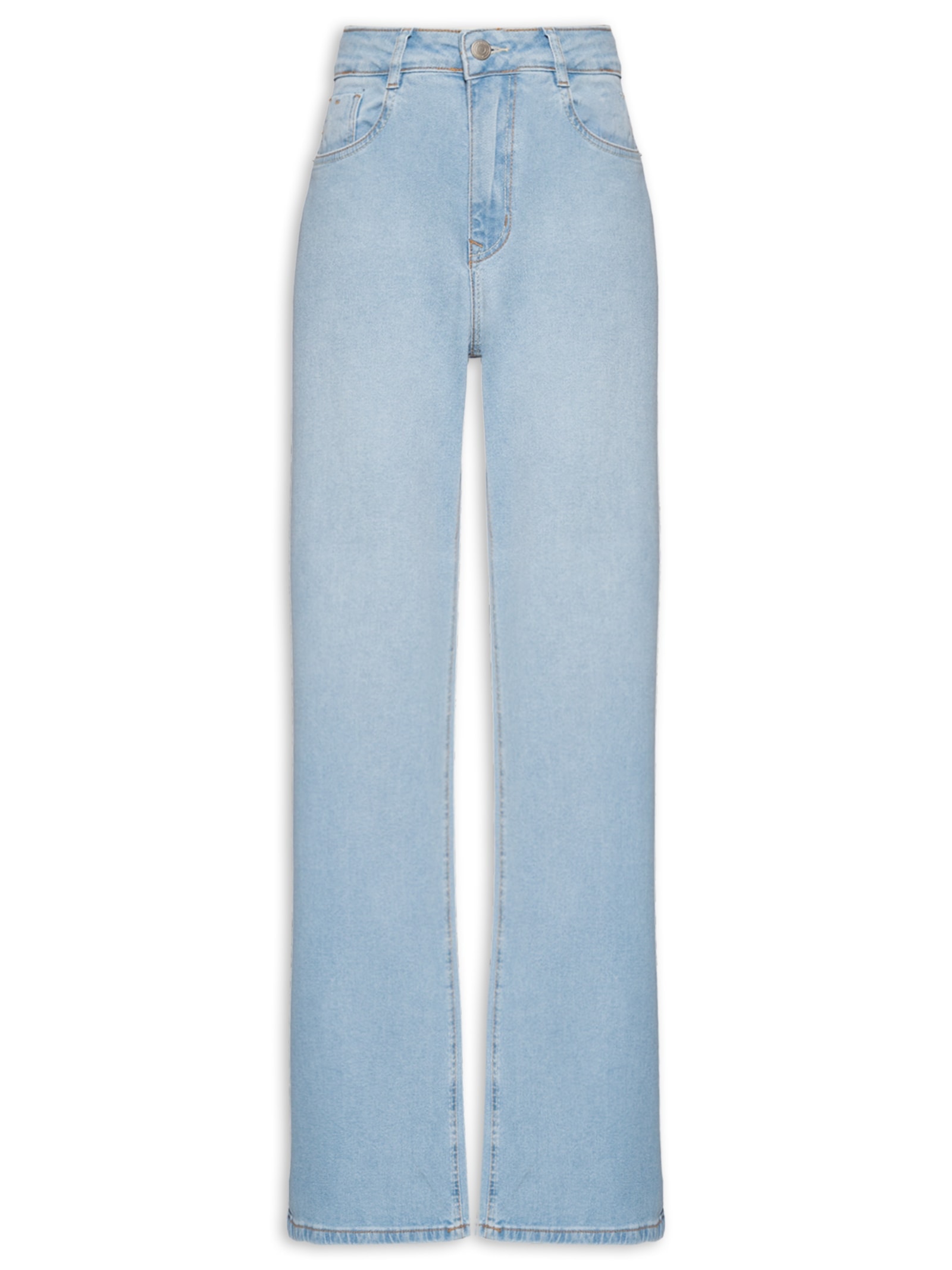 Calça Feminina Jeans Claro Azul Lez A Lez