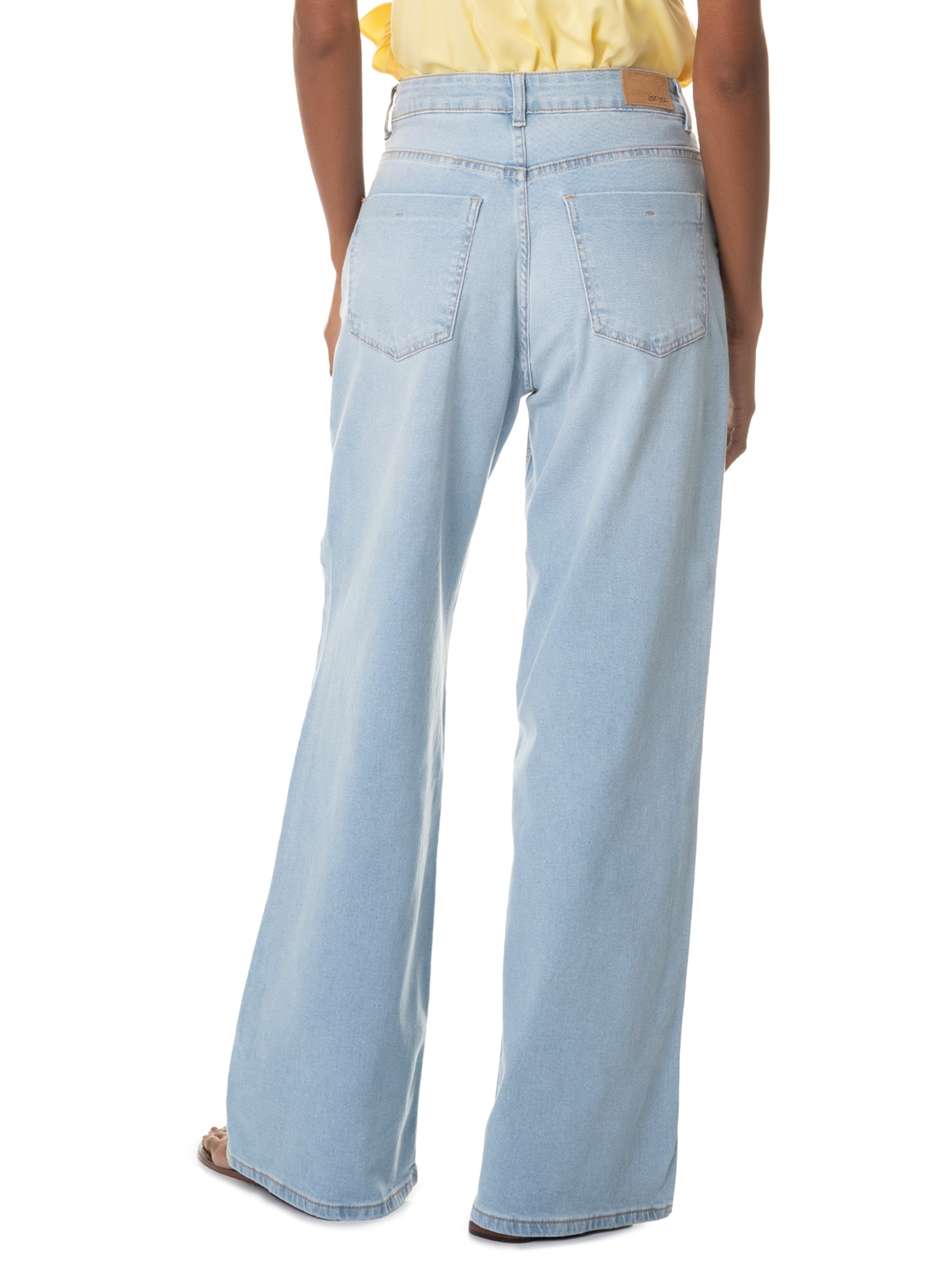 Calça Feminina Jeans Claro Azul Lez A Lez