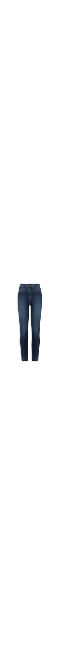 Calça Feminina Jeans Com Elastano - Azul