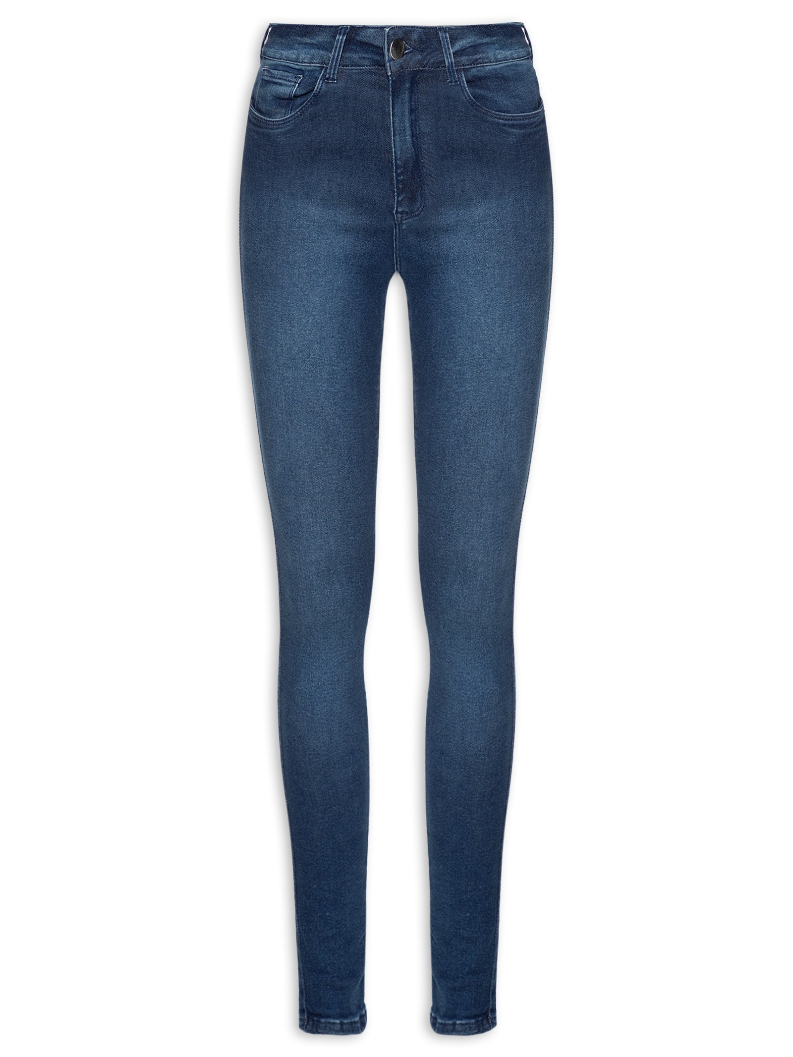Calça Feminina Jeans Com Elastano Azul Lez A Lez