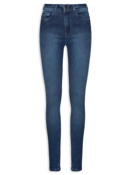 Calça Feminina Jeans Com Elastano – Azul