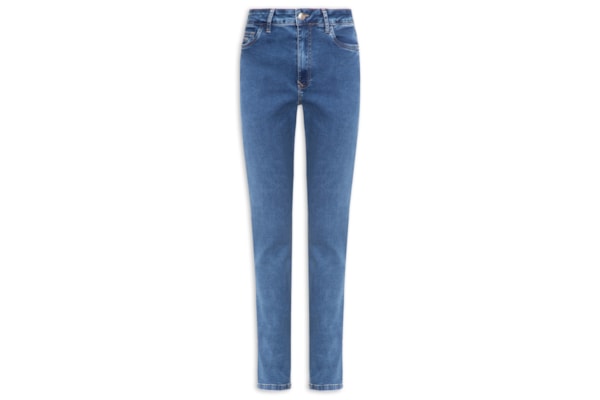 Calça Feminina Jeans Com Elastano - Azul
