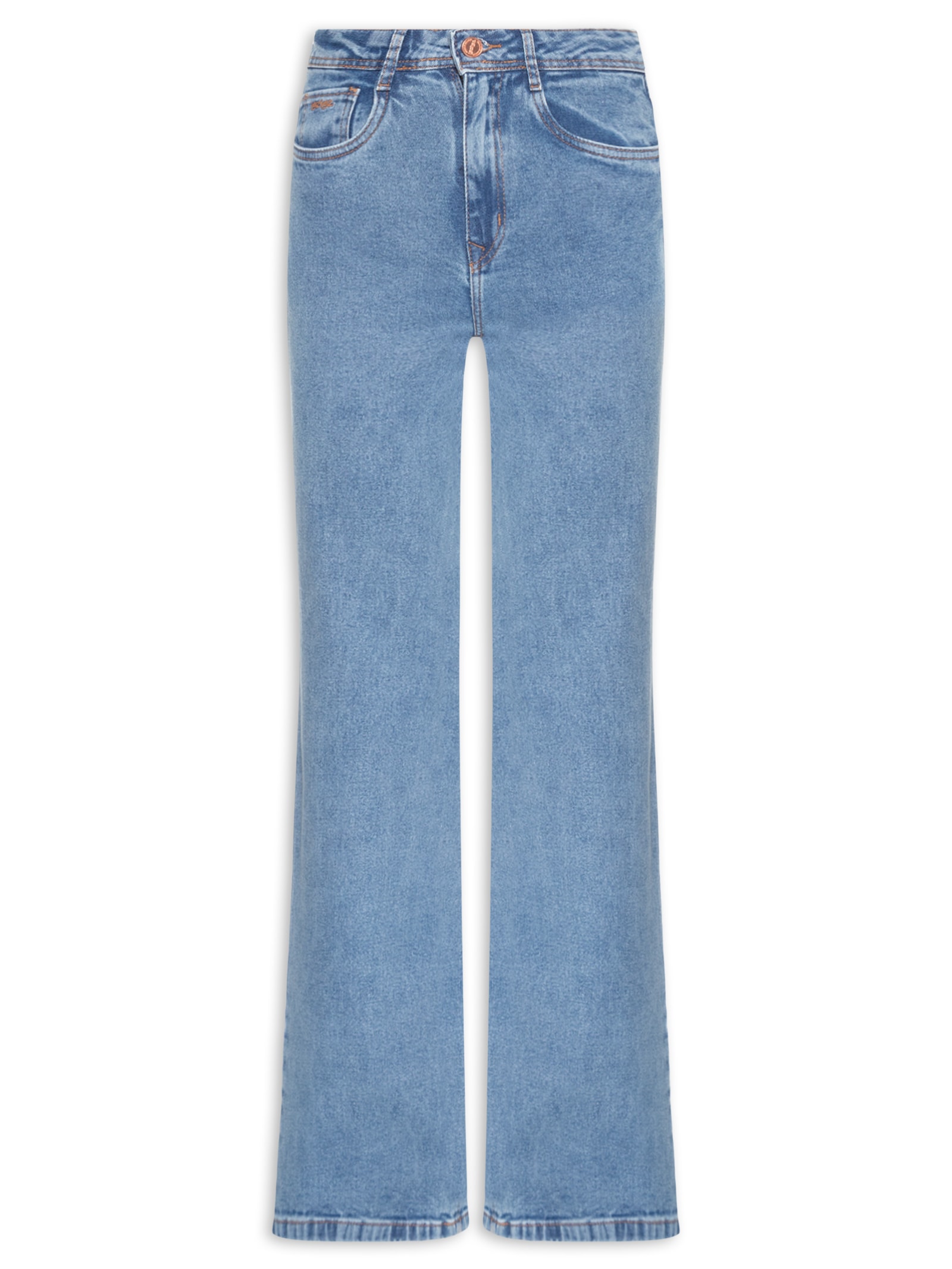 Calça Feminina Jeans Com Elastano Azul Lez A Lez