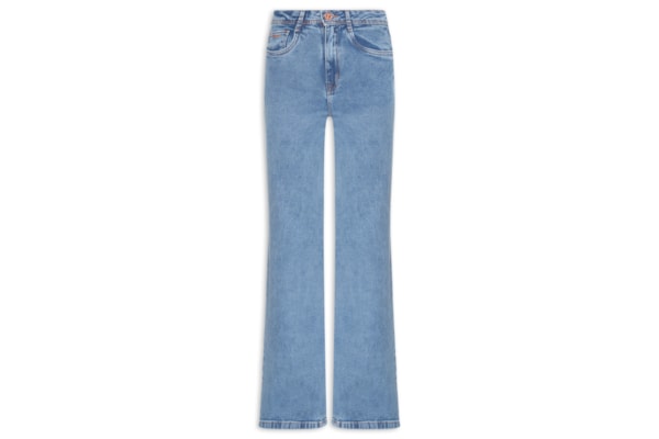 Calça Feminina Jeans Com Elastano - Azul