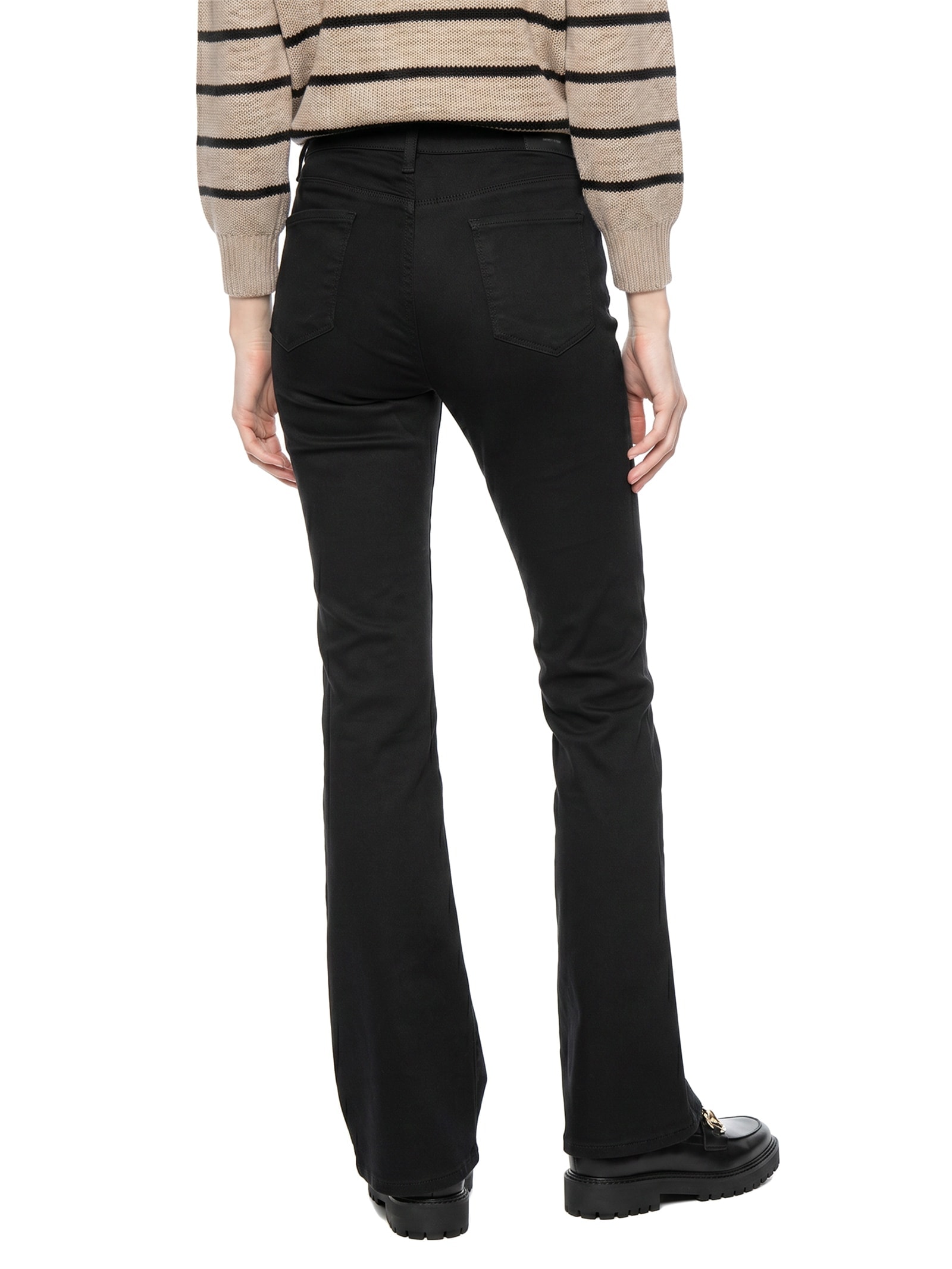 Calça Feminina Jeans Com Elastano Preto Lez A Lez