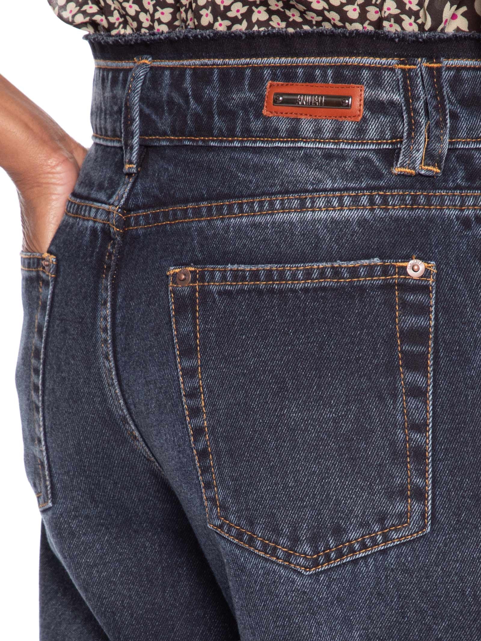 Calça Feminina Jeans Cós Desfiado Flare – Azul Animale