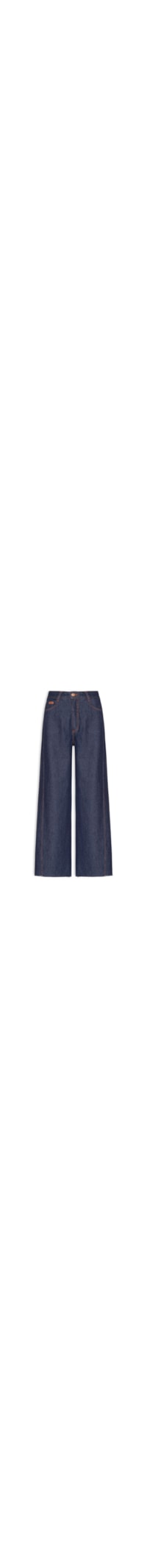 Calça Feminina Jeans Costura Deslocada - Azul