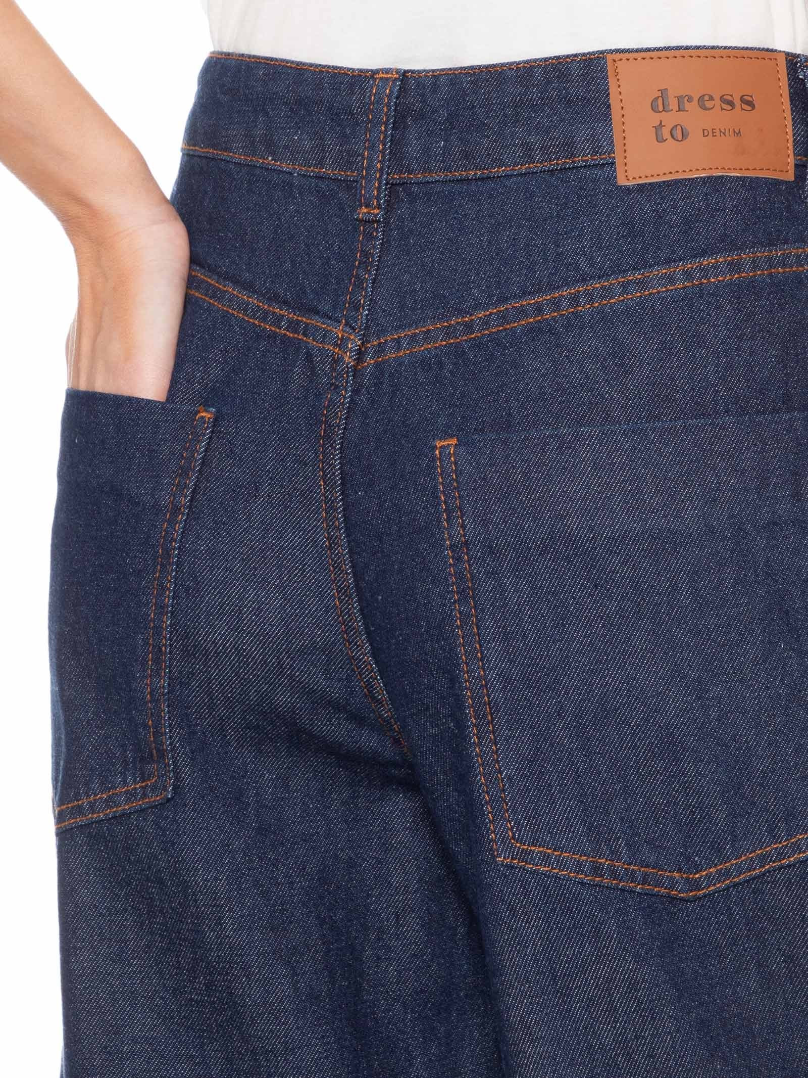 Calça Feminina Jeans Costura Deslocada Azul Dress To