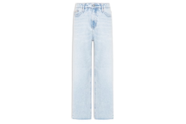 Calça Feminina Jeans Cropped Straight B. A Fio - Azul