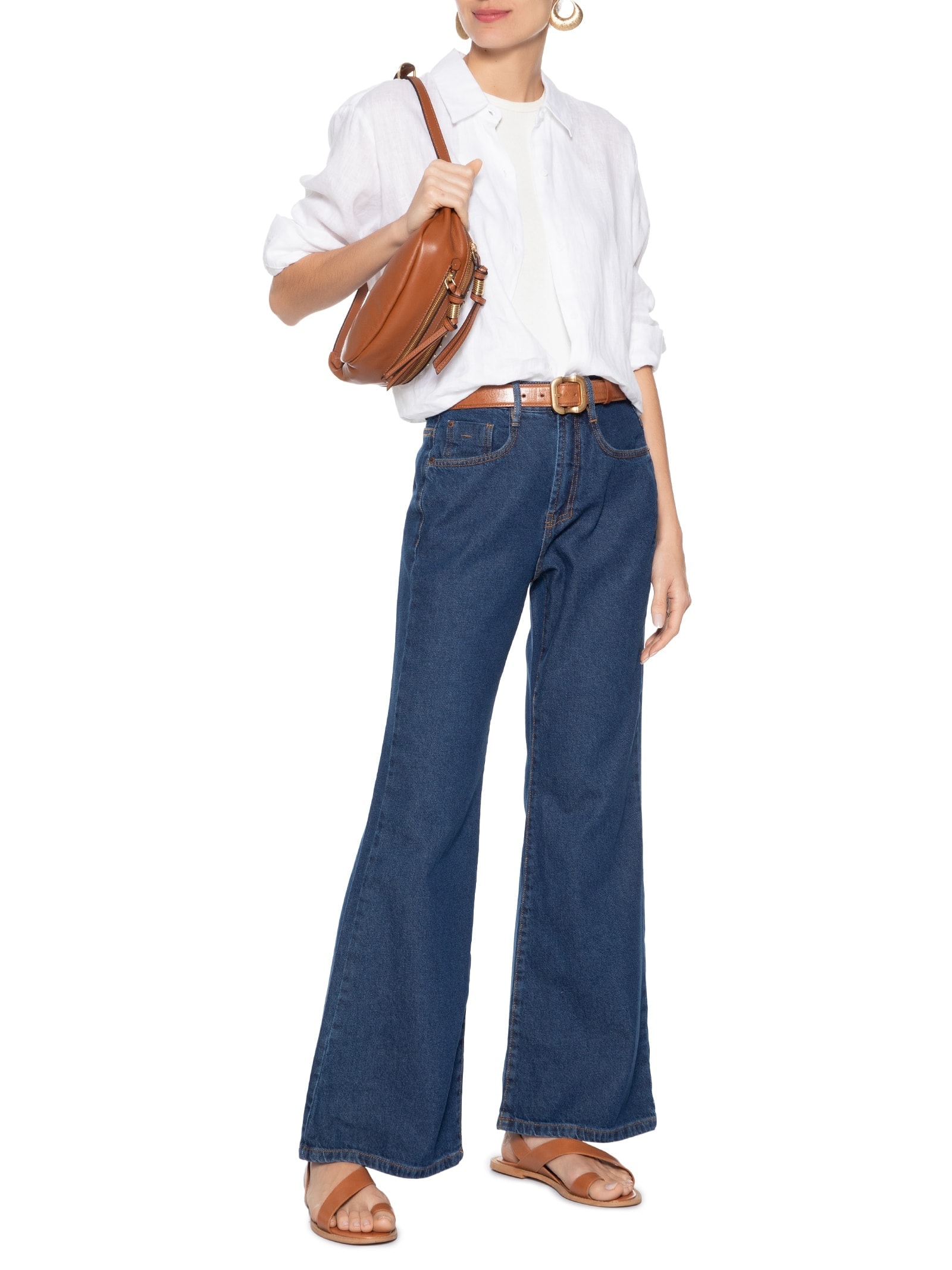 Calça Feminina Jeans Dark Azul Dress To