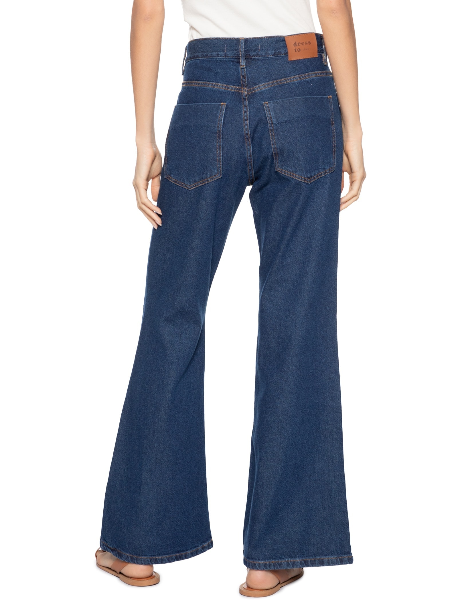 Calça Feminina Jeans Dark Azul Dress To