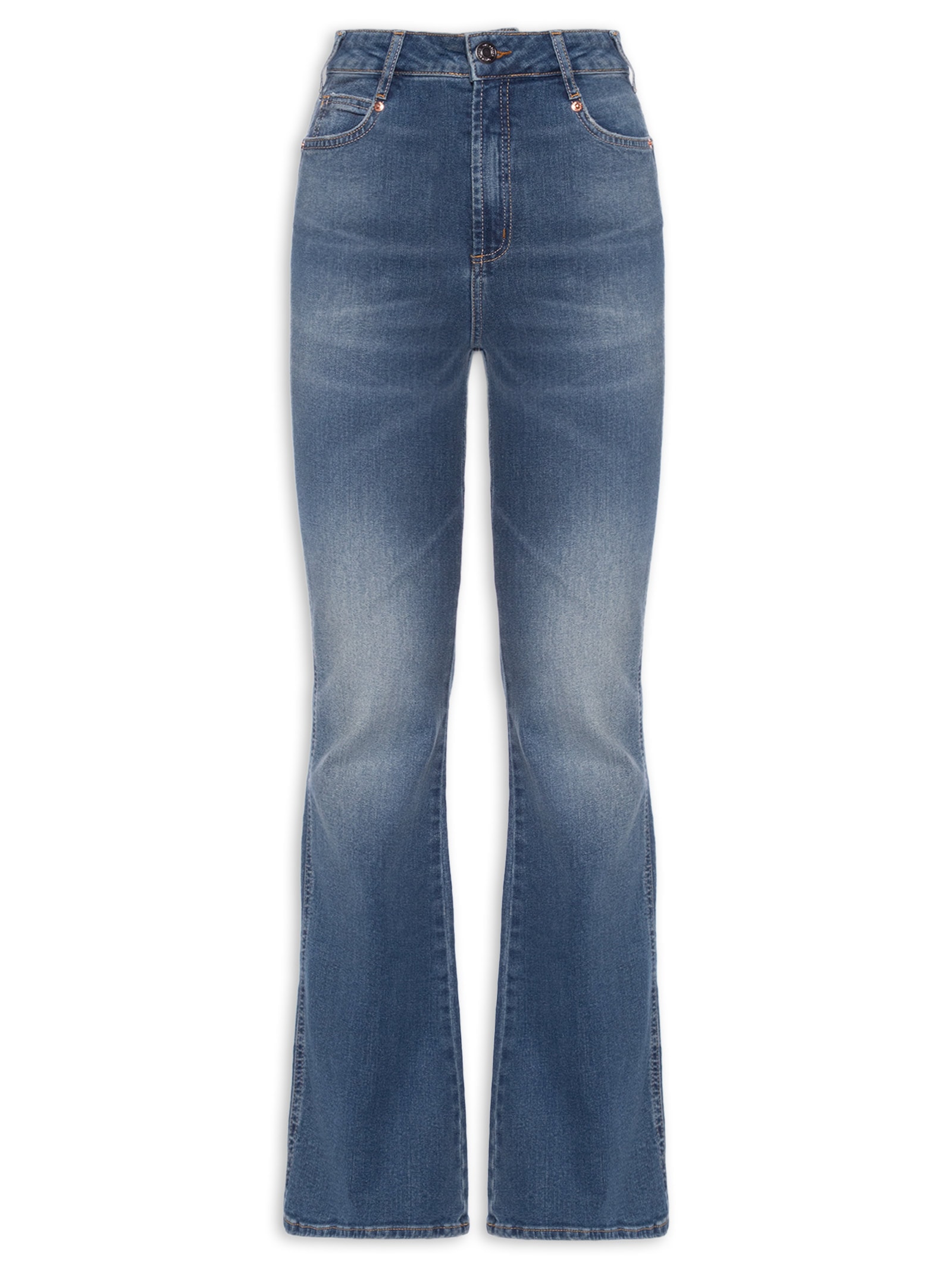 Calça Feminina Jeans Duda Azul Open
