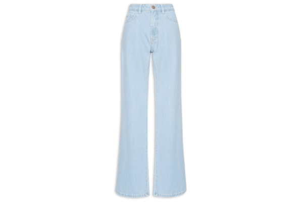 Calça Feminina Jeans Flare Baby Blue - Azul