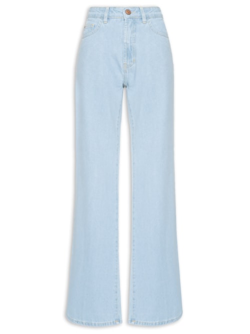 Calça Feminina Jeans Flare Baby Blue – Azul