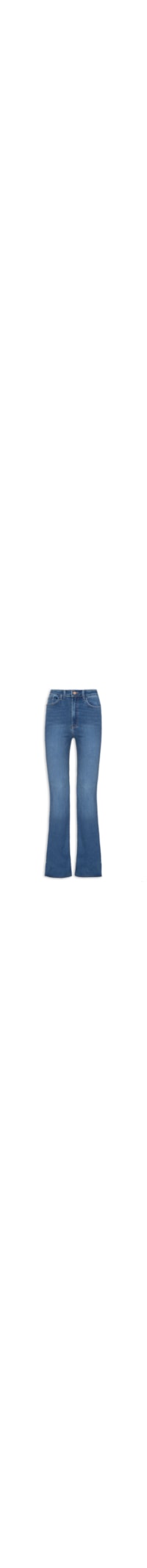 Calça Feminina Jeans Flare Cintura Alta - Azul
