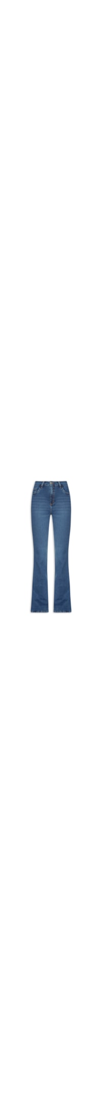 Calça Feminina Jeans Flare High - Azul