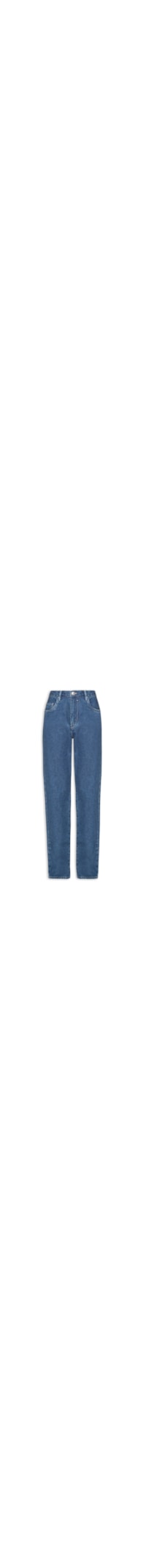Calça Feminina Jeans Flashback Pence Na Perna - Azul
