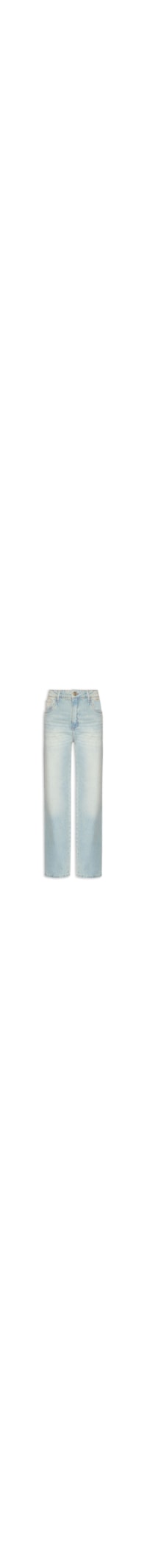 Calça Feminina Jeans Full Length Cintura Alta - Azul