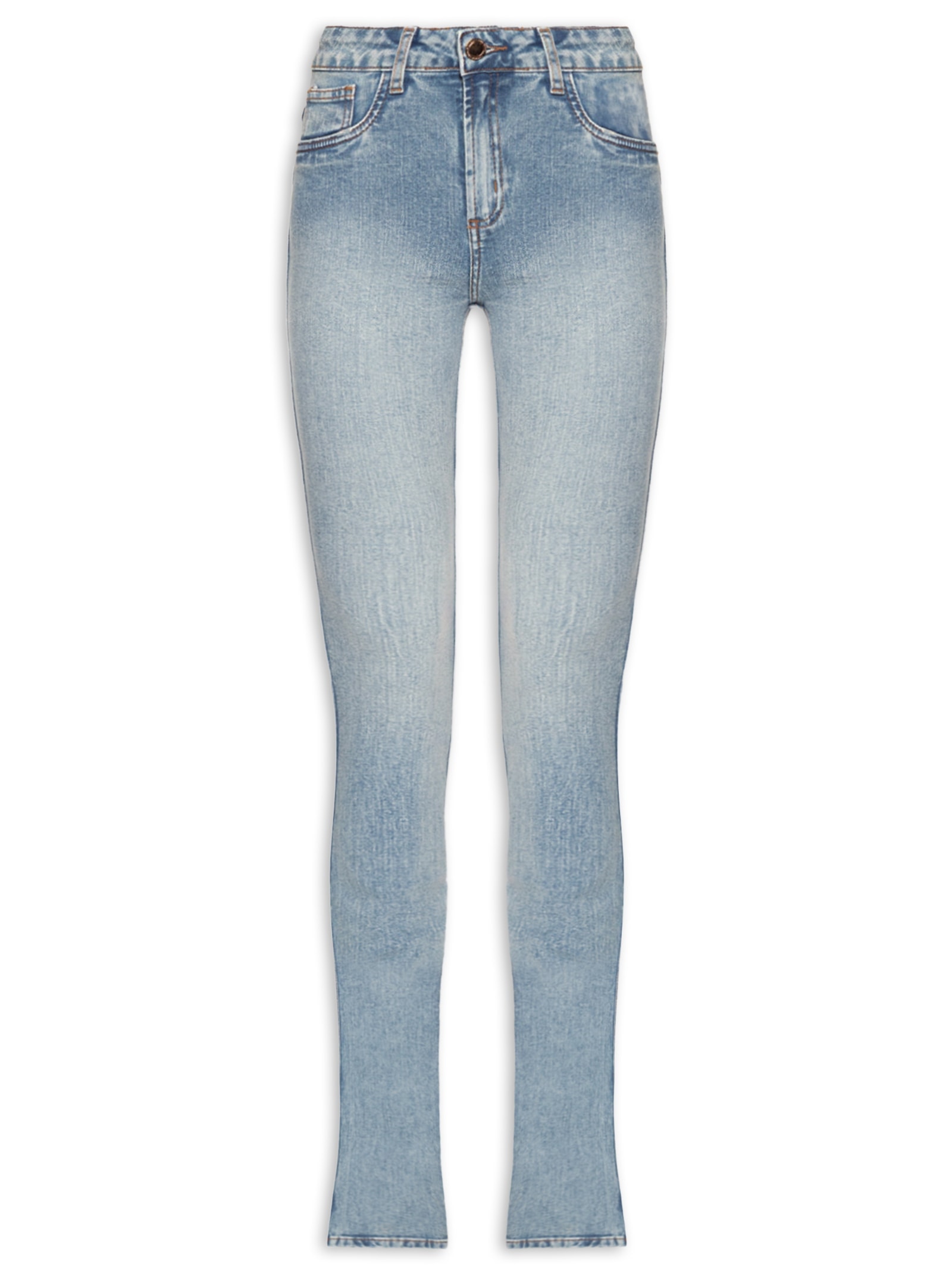 Calça Feminina Jeans Hera Boot Cut High Azul Lança Perfume