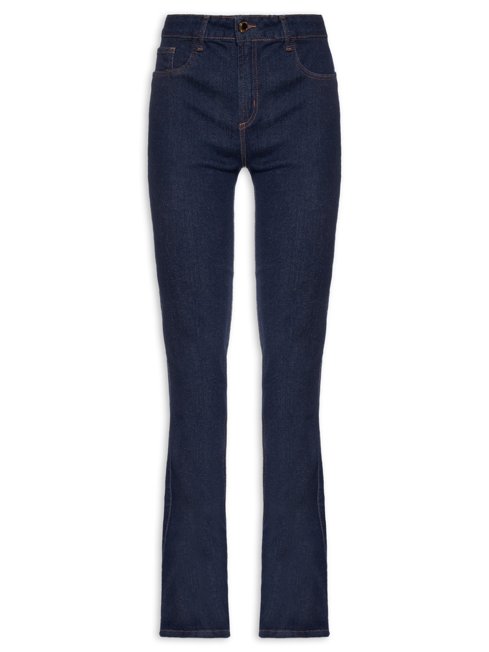 Calça Feminina Jeans Hera Boot Cut High Azul Lança Perfume