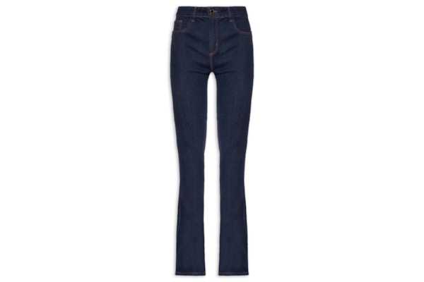 Calça Feminina Jeans Hera Boot Cut High - Azul