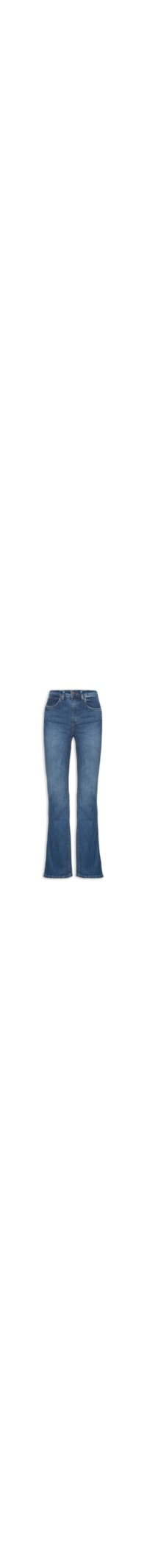 Calça Feminina Jeans High Flare - Azul