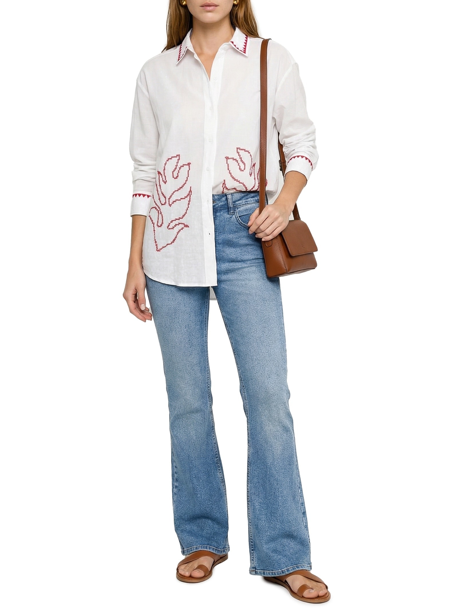 Calça Feminina Jeans I Flare Azul Cantão