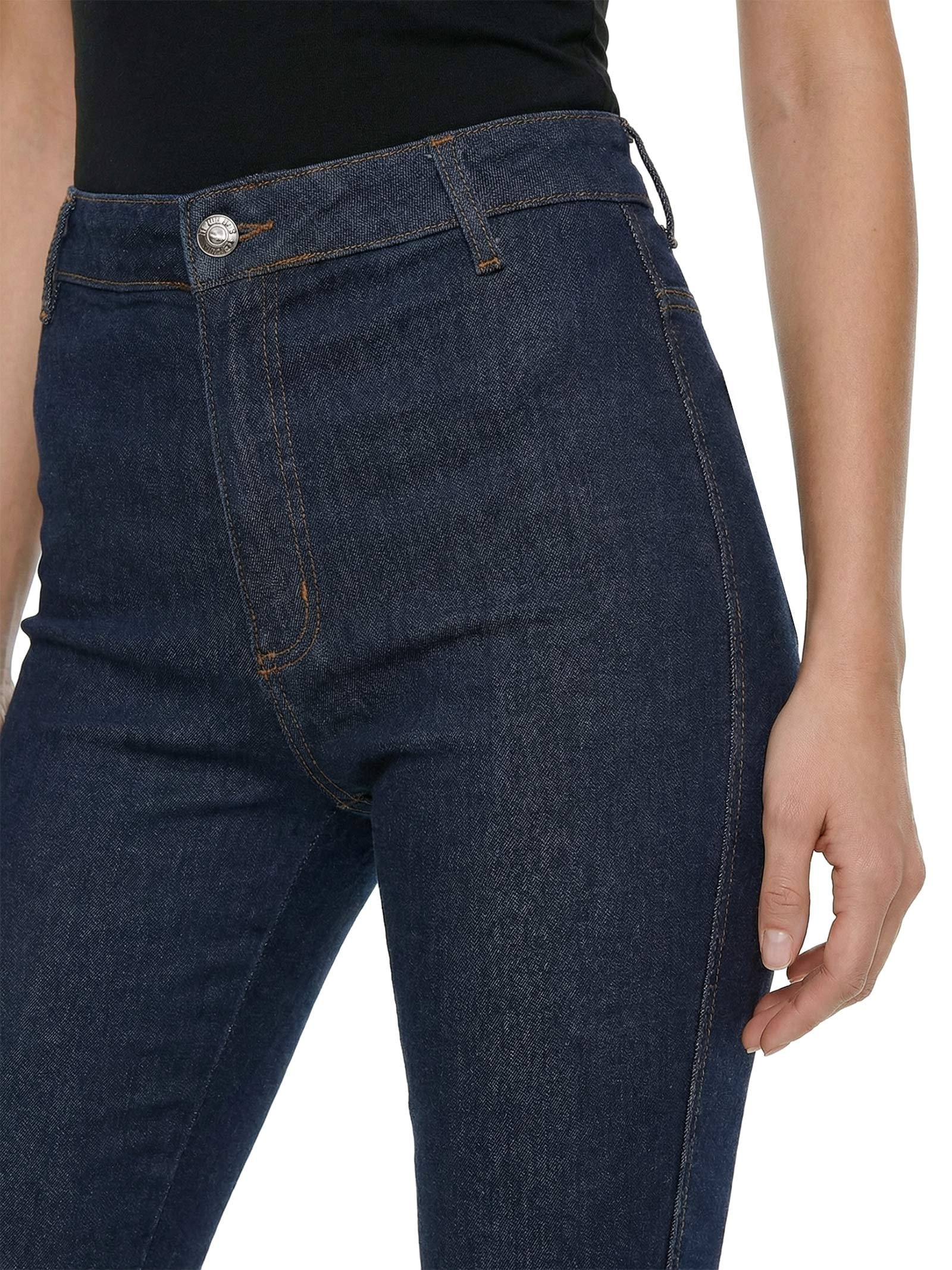 Calça Feminina Jeans Jeagging Cintuta Alta Azul My Favorite