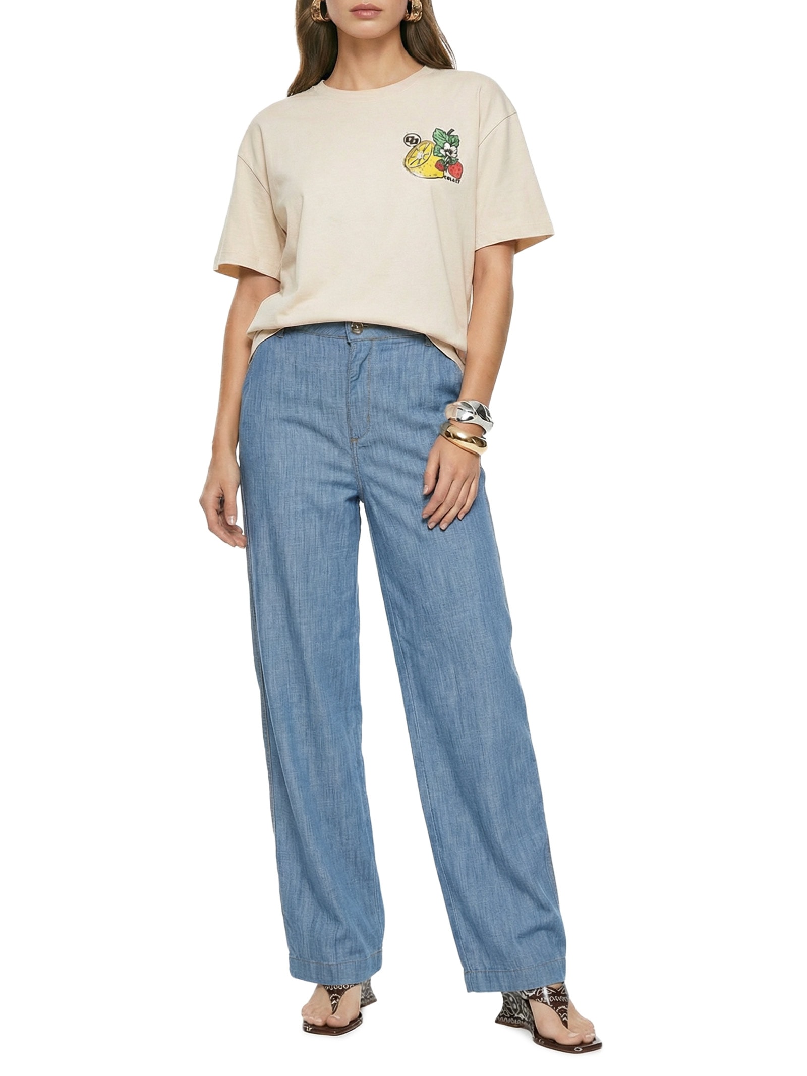 Calça Feminina Jeans Joana Azul Colcci