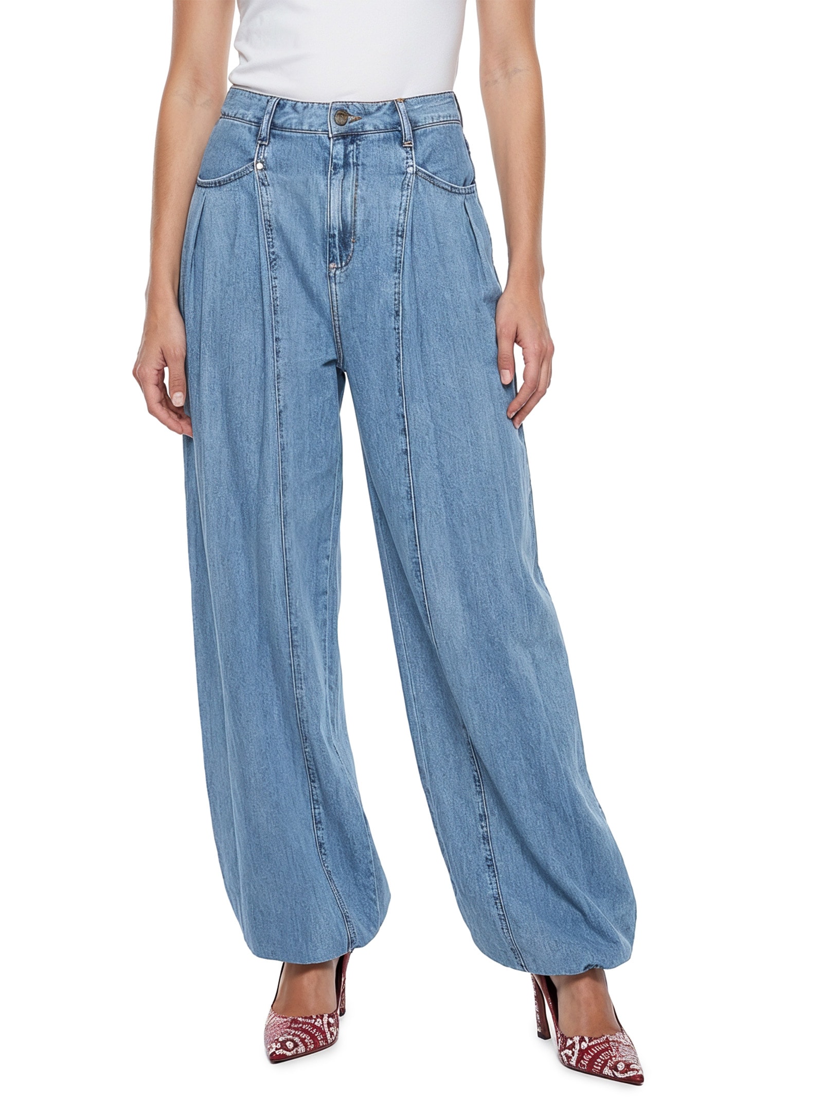 Calça Feminina Jeans Joana Azul Colcci