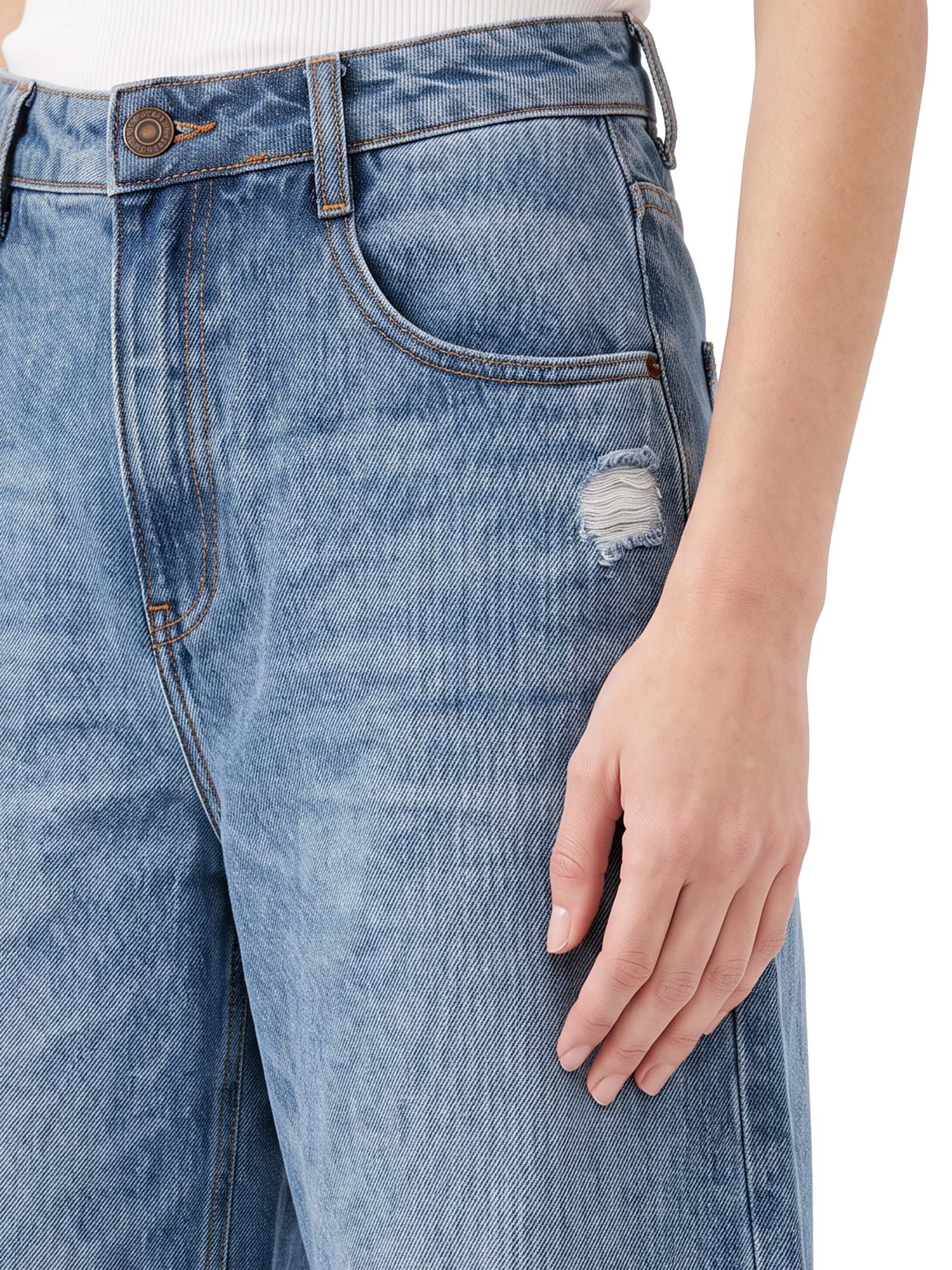 Calça Feminina Jeans Joana Barril – Azul Colcci