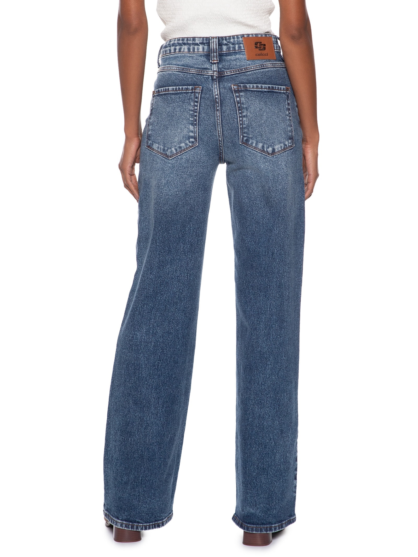 Calça Feminina Jeans Jueliette Stretch Azul Colcci