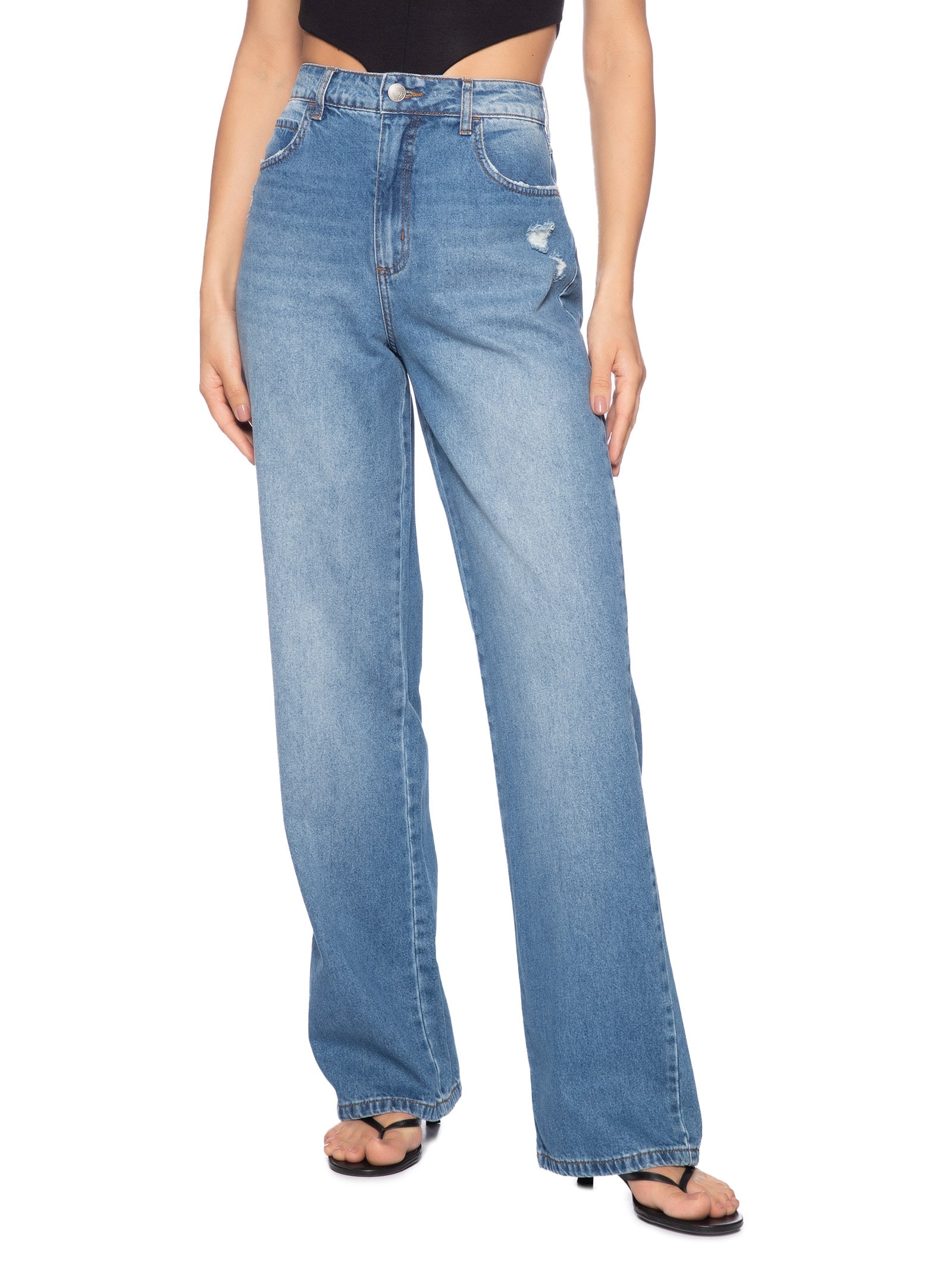 Calça Feminina Jeans Juliette Azul Colcci