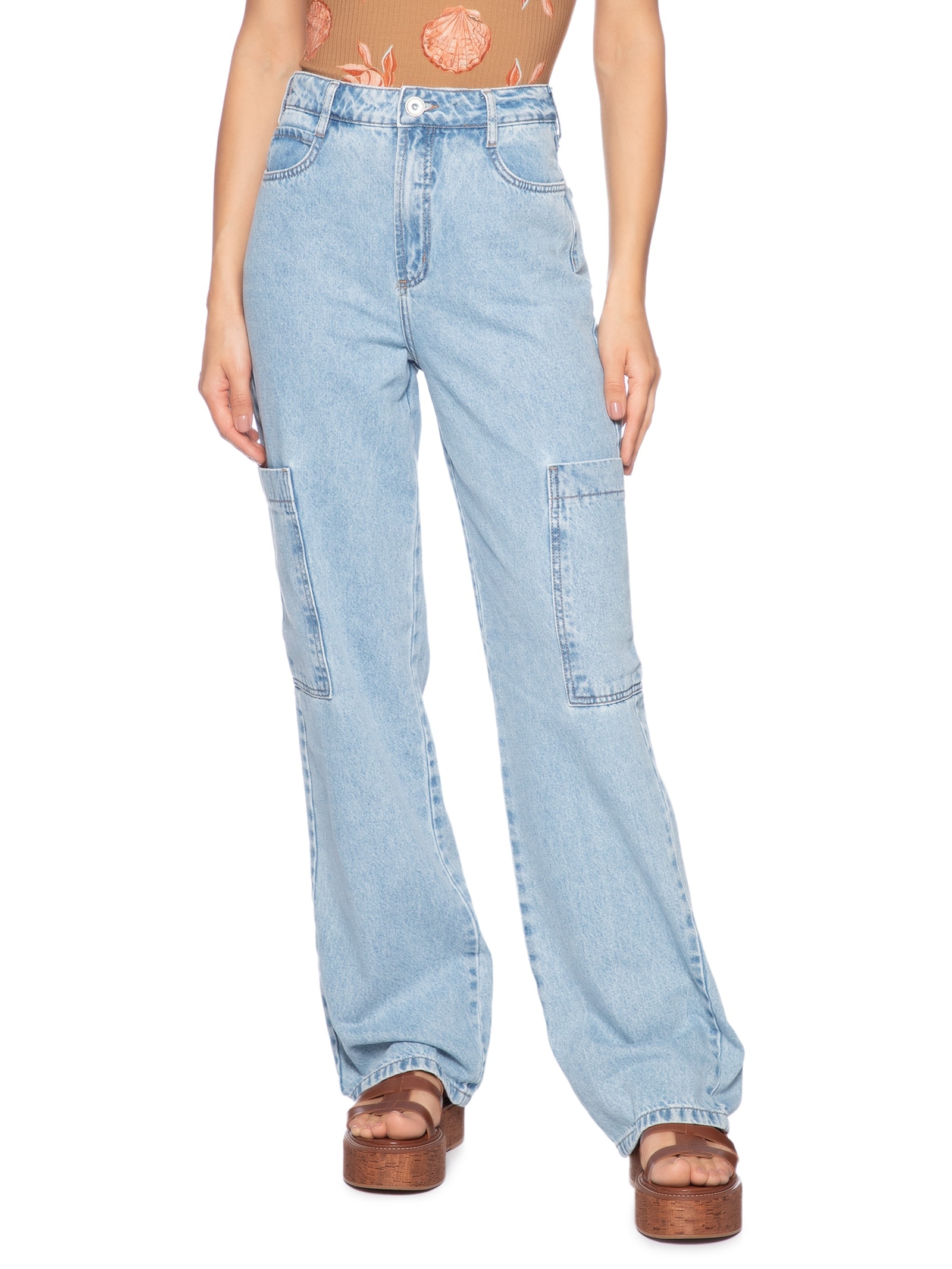  Calça Feminina Jeans Juliette Azul Colcci