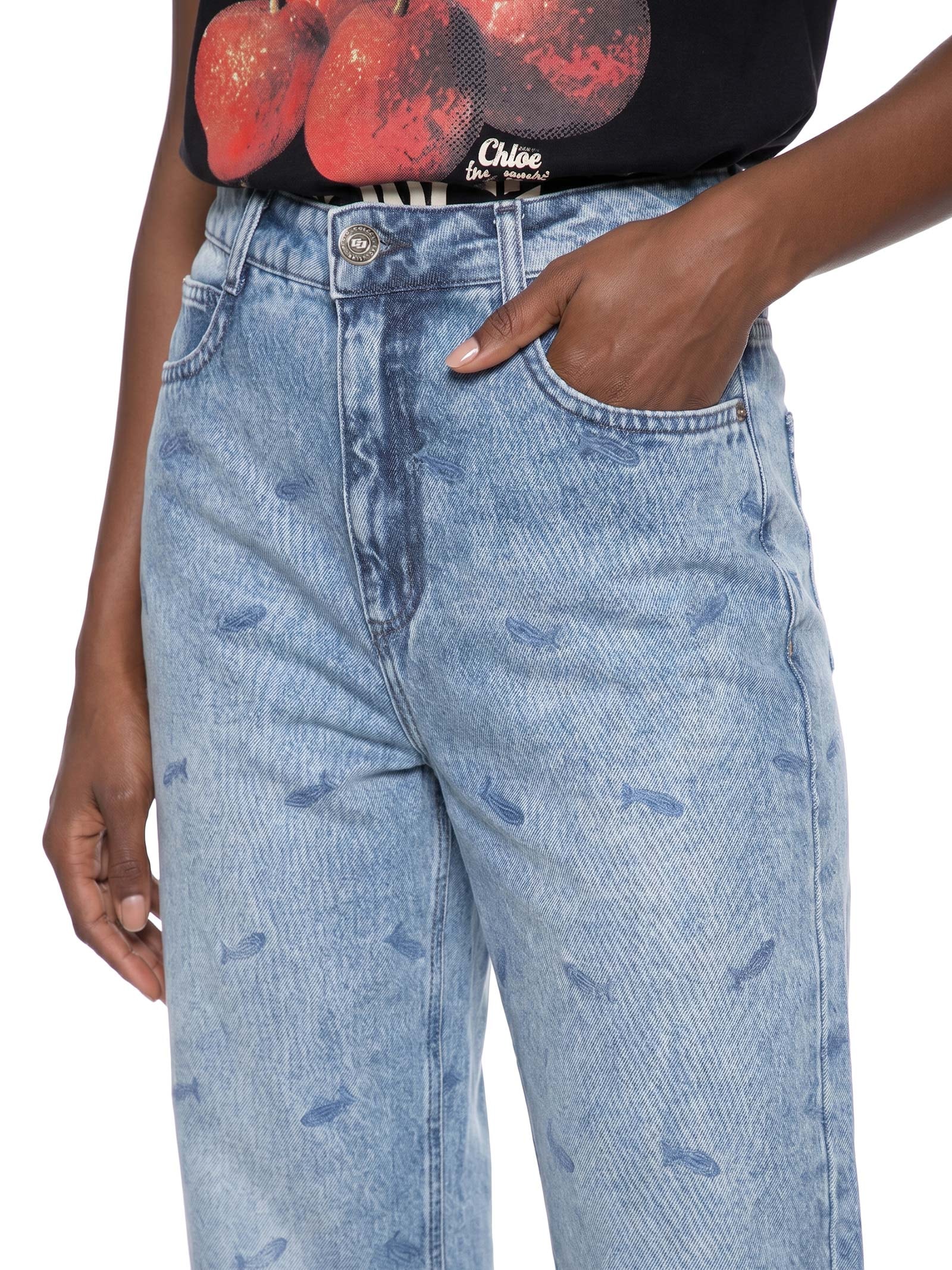 Calça Feminina Jeans Juliette Azul Colcci