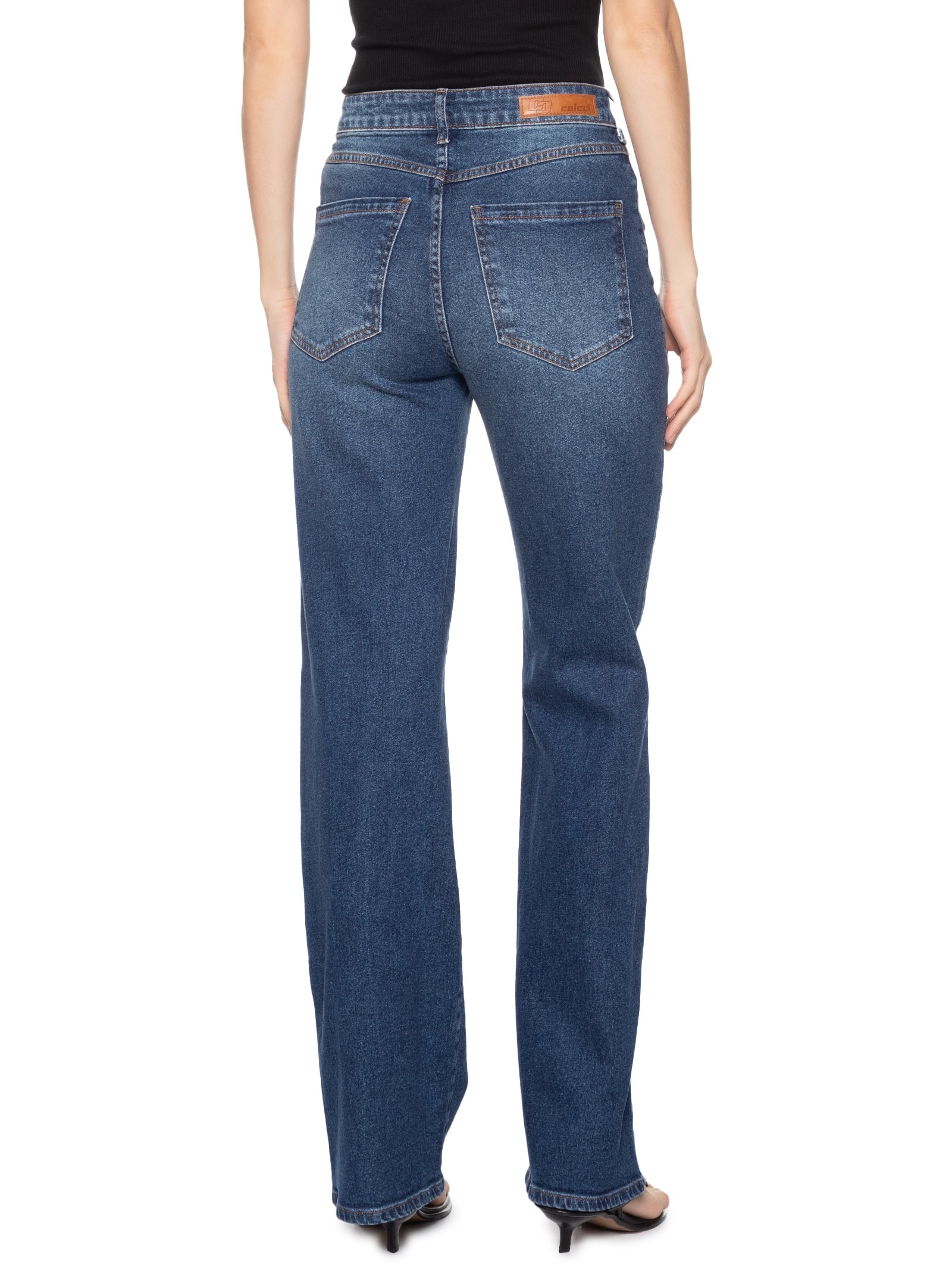 Calça Feminina Jeans Juliette Strech Azul Colcci
