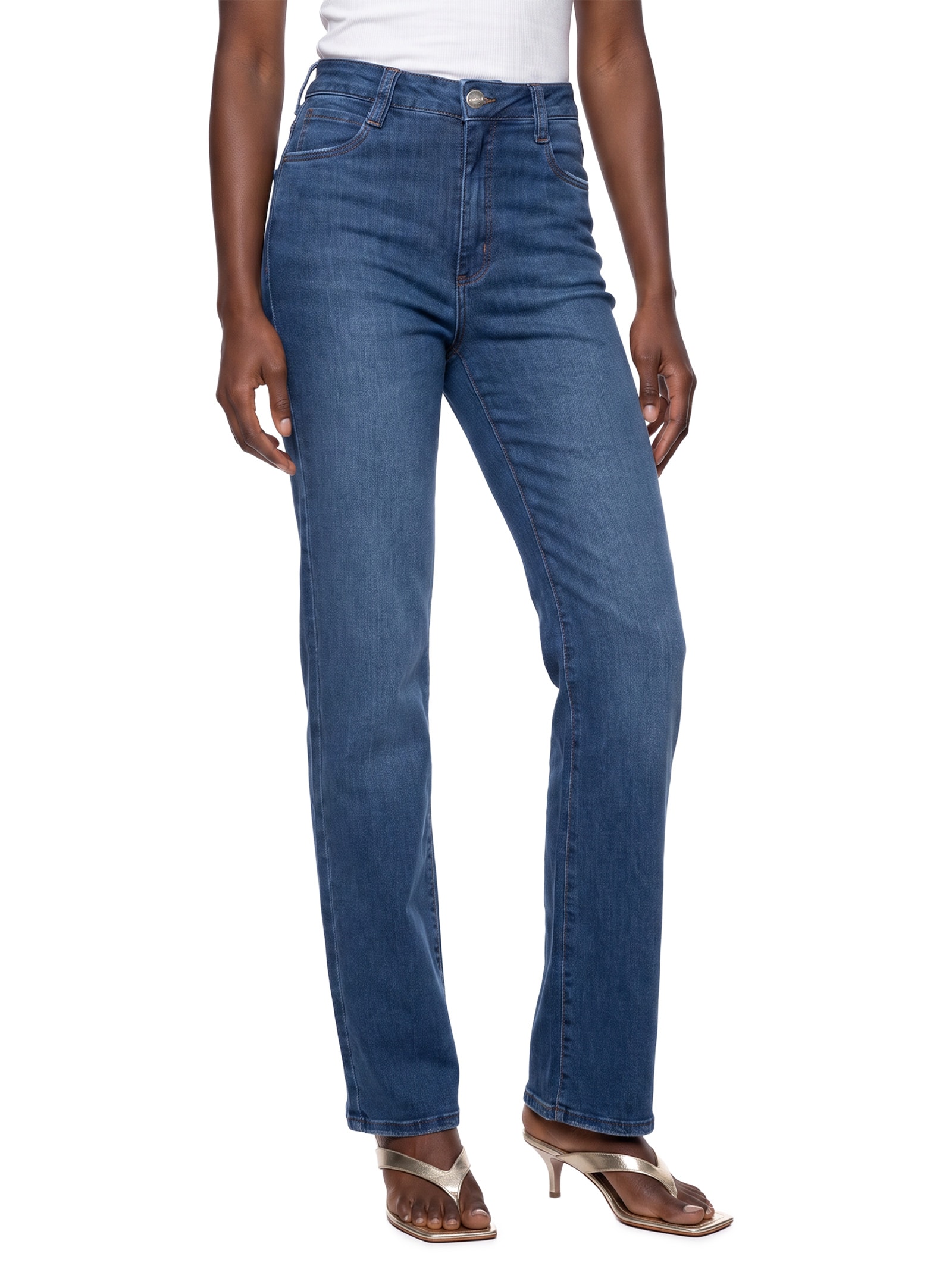 Calça Feminina Jeans Juliette Stretch – Azul Colcci