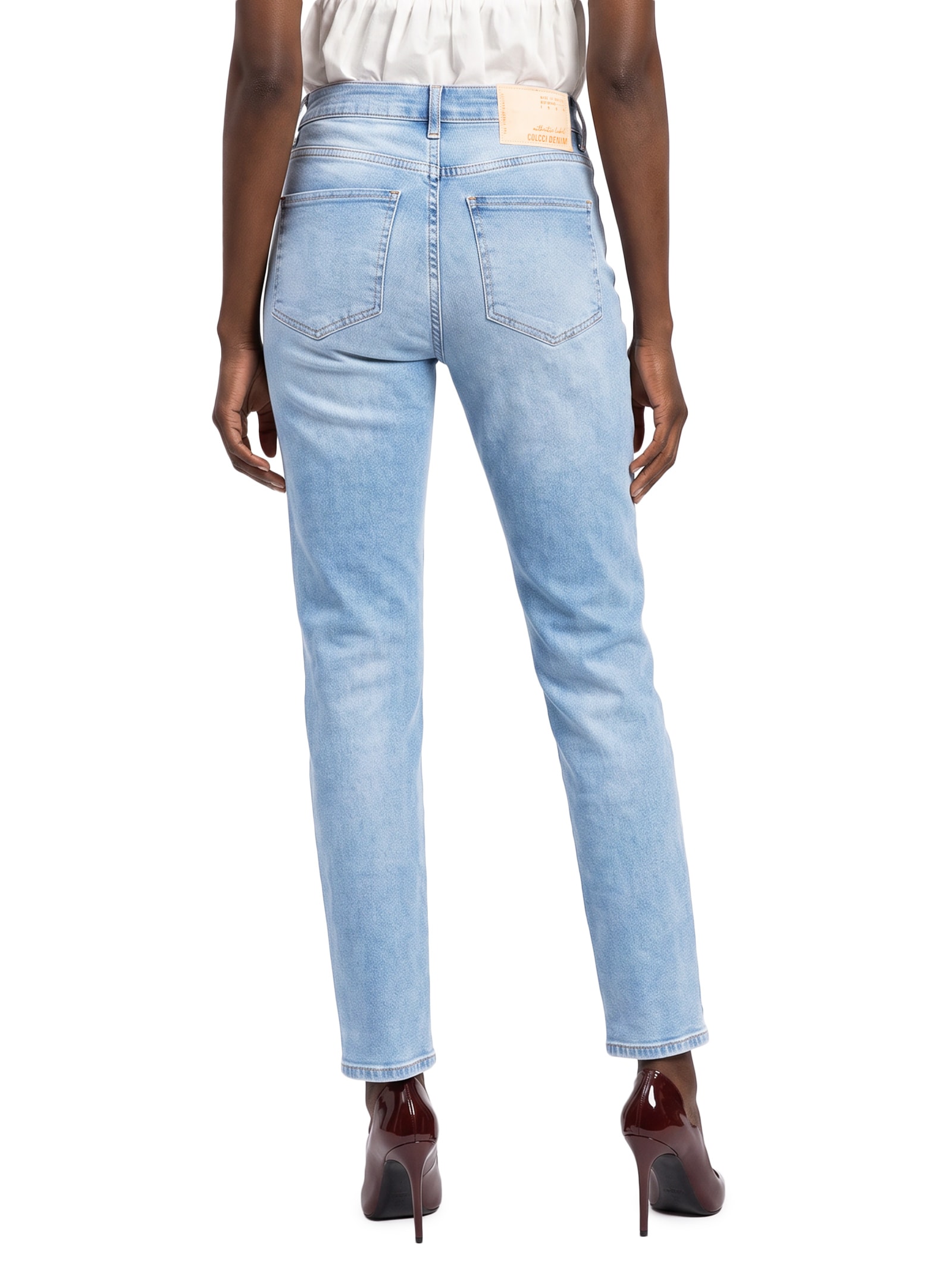 Calça Feminina Jeans Karen Azul Colcci
