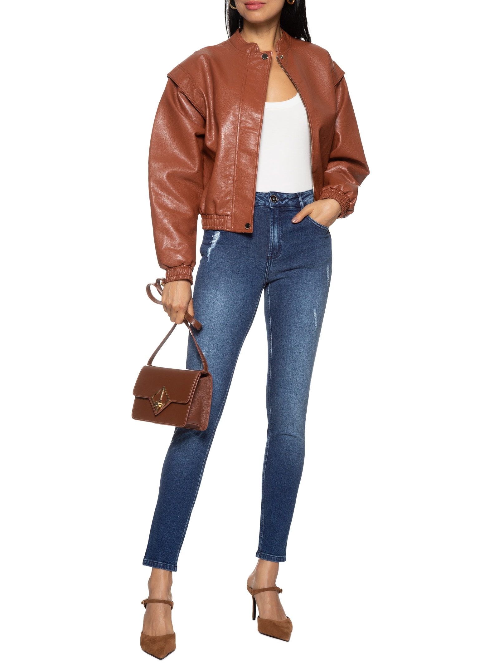 Calça Feminina Jeans Kim Azul Colcci