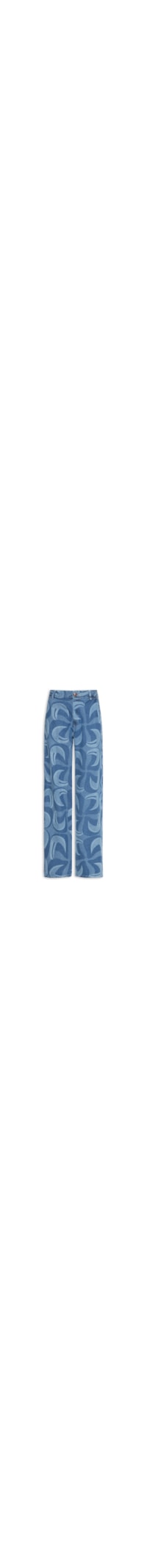 Calça Feminina Jeans Laser Tuca Tropical – Azul