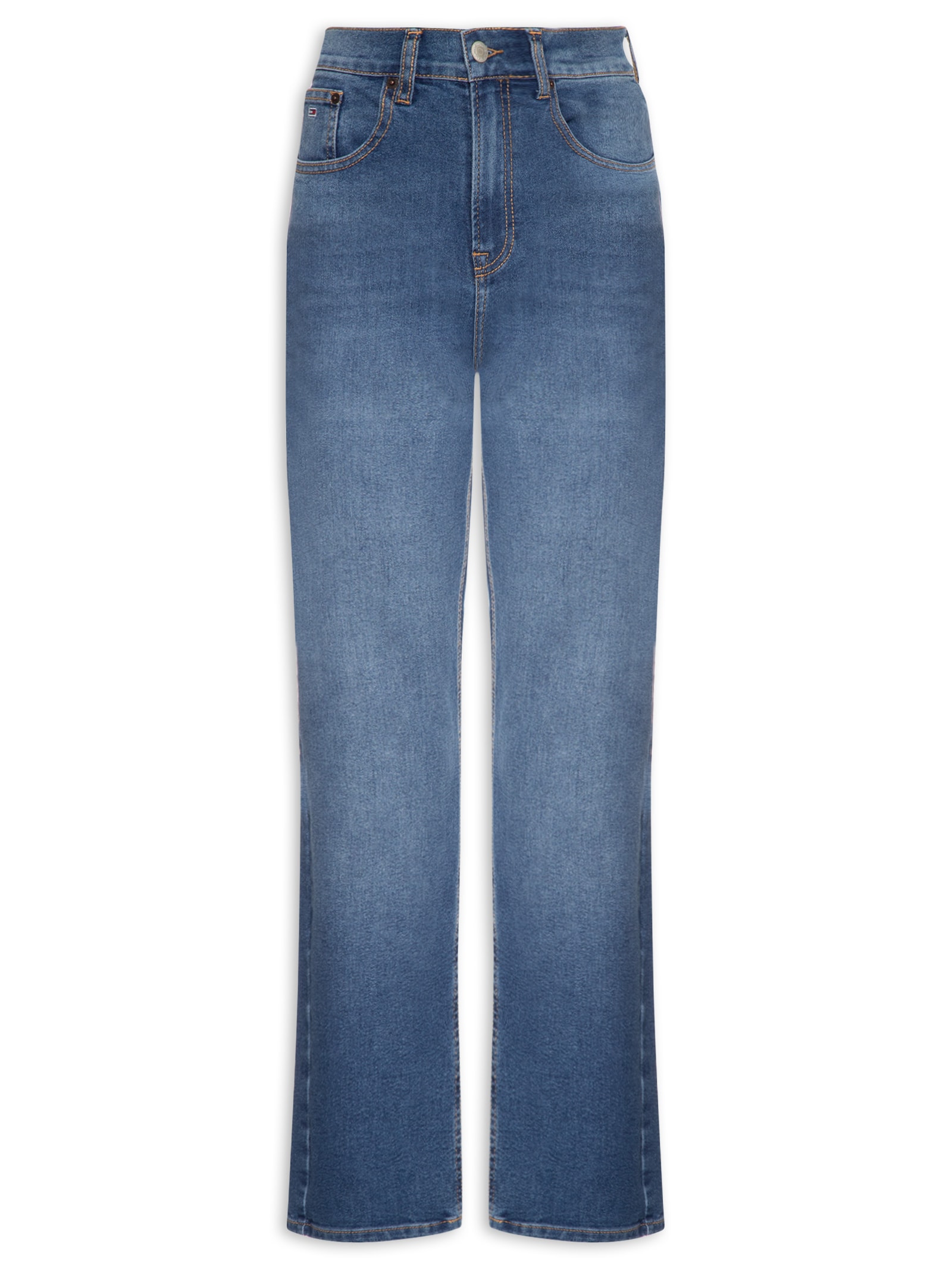 Calça Feminina Jeans Layla Slim Azul Tommy Jeans