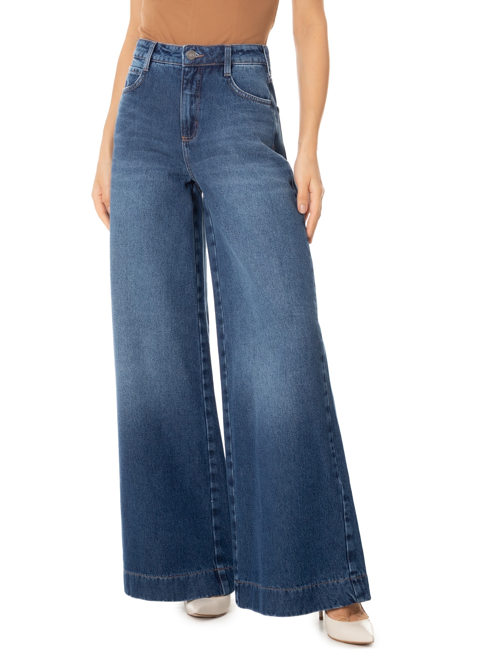 Calça Feminina Jeans Lisboa Azul Colcci Jeans