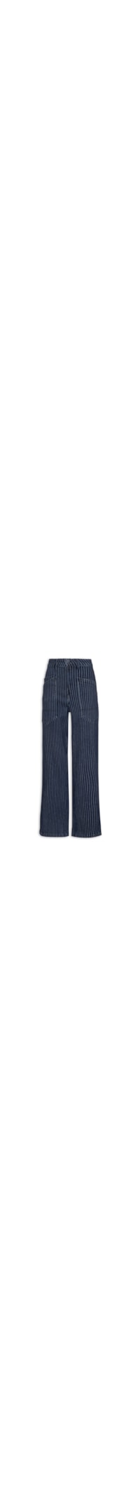 Calça Feminina Jeans Listra Dark - Azul