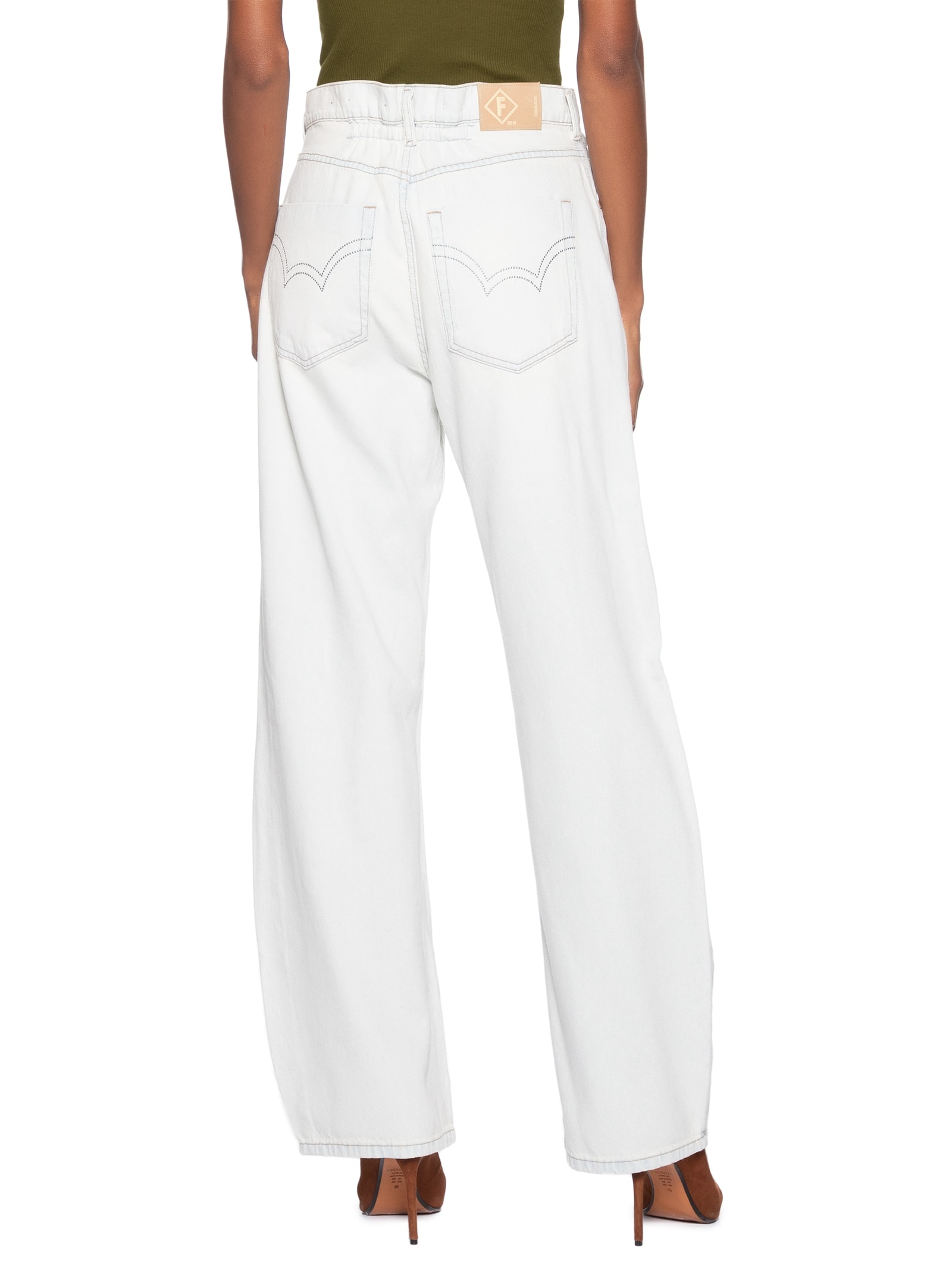 Calça Feminina Jeans Low Curve Azul Forum